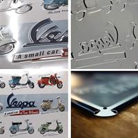 Wandbord tin sign Vespa models - thumbnail