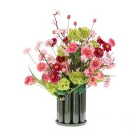 Kunstboeket Joyce Lagos 65 cm in Twisted Tubevaas - thumbnail