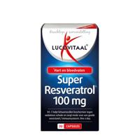 Lucovitaal Super Resveratrol 100mg 30Capsules - thumbnail