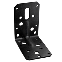 Waelbers Hoekanker m/ril 90x90x60mm zwart TXT - 10 Stuk(s) - 4908.05 - thumbnail