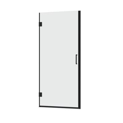 Marenza Neptune 5000 Douchedeur - 65x200cm - profielloos veiligheidsglas - anti kalk - mat zwart NWA6211-65MB