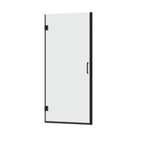 Marenza Neptune 5000 Douchedeur - 65x200cm - profielloos veiligheidsglas - anti kalk - mat zwart NWA6211-65MB - thumbnail