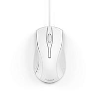 Hama optische muis met 3 knoppen mc-200 met kabel wit - thumbnail
