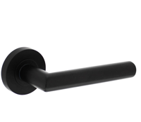 Intersteel Strakke deurklinkBastian op rozet zwart - 0023.169302 - thumbnail