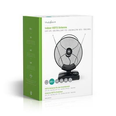 Nedis Binnenantenne | 0-25 km | LTE700 | 36 dB | Zwart | 1 stuks - ANIR2503BK700 ANIR2503BK700 Nedis Binnenantenne | 0-25 km | LTE700 | 36 dB | Zwart | 1 stuks - ANIR2503BK700 ANIR2503BK700
