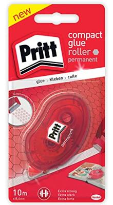 Lijmroller Pritt Compact permanent 10m op blister | 10 stuks Lijmroller Pritt Compact permanent 10m op blister | 10 stuks