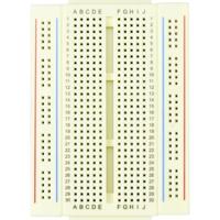 TRU COMPONENTS Breadboard Verschuifbaar Totaal aantal polen 400 (l x b x h) 86.5 x 64.5 x 8.5 mm 1 stuk(s) - thumbnail