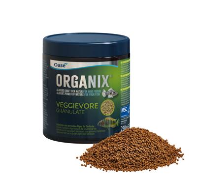 Oase ORGANIX Veggievore Granulate 550ml - Natuurlijke Visvoer Zonder Lokstoffen