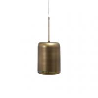 WOOOD Hanglamp 'Safa' Verticaal, kleur Antique Brass - thumbnail