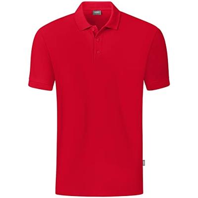 JAKO C6320K Polo Organic Kids - Rood - 116 JAKO C6320K Polo Organic Kids - Rood - 116
