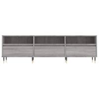 Tv-meubel 150x30x44,5 cm bewerkt hout grijs sonoma eikenkleurig - thumbnail