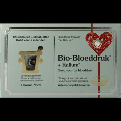 Pharma Nord Bio bloeddruk & kalium 120 caps + 60 tabletten 180 Stuks