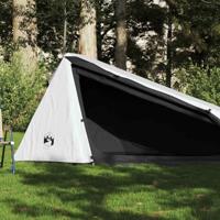 VidaXL Tunneltent 1-persoons waterdicht verduisterend stof wit - thumbnail