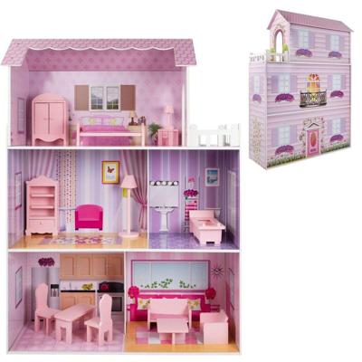 Poppenhuis Play & Learn 14 Onderdelen 80 x 112 x 31 cm Poppenhuis Play & Learn 14 Onderdelen 80 x 112 x 31 cm