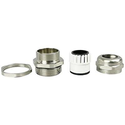 TRU COMPONENTS TC-10302840 Wartel M25 Messing (vernikkeld) Metaal 1 stuk(s)