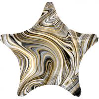 Amscan Folieballon Black Star 45 Cm Metallic - thumbnail