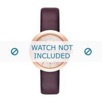 Michael Kors horlogeband MK2575 Leder Paars 18mm - thumbnail