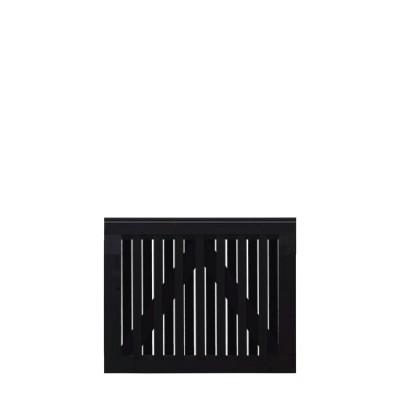 Zwart Houten Tuinpoort Nagano 100 x 80 CM