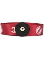 Chanel Pre-Owned record motif belt - Red - thumbnail