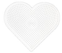 Hama Strijkkralen Grondplaat Hart Groot - thumbnail