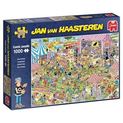 Jumbo puzzel Jan van Haasteren 1000 stukjes Popfestival Jumbo puzzel Jan van Haasteren 1000 stukjes Popfestival