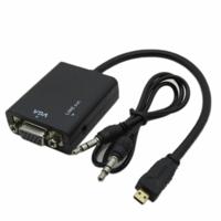 Micro HDMI naar VGA+Audio signaalomvormer (mini), HV07 - thumbnail