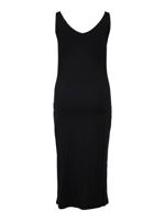 ONLY CARMAKOMA maxi jurk CARAPRIL van biologisch katoen zwart - thumbnail