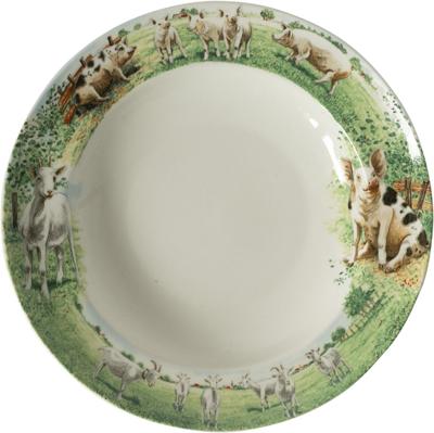 Wiebe Van Der Zee Wiebe's farm diep bord geit varken 6st Wiebe Van Der Zee Wiebe's farm diep bord geit varken 6st