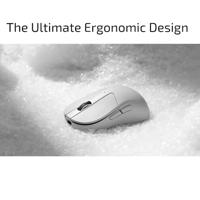 Keychron M4 draadloze 4K muis wit - thumbnail