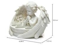 Witte Cherubijn 3 Waxinelichthouder - thumbnail