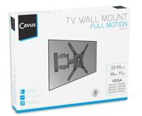 Cavus wme102 full motion single tv muurbeugel vanaf 23 inch schermen zwart - thumbnail