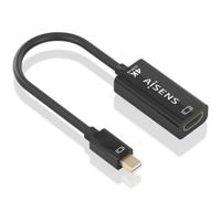 CONVERSOR AISENS MINI DP-M A HDMI-H 4K@60HZ NEGRO, 15CM - thumbnail