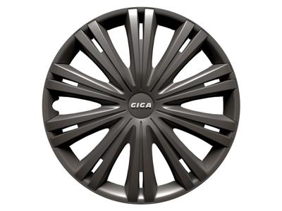 Carpoint wieldoppen Giga 15 inch ABS antraciet set van 4 Carpoint wieldoppen Giga 15 inch ABS antraciet set van 4