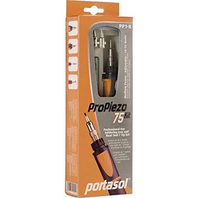 Portasol Pro Piezo 75 Kit Gassoldeerset 1300 °C 90 min. Met Piëzo-ontsteker 1 stuk(s) Portasol Pro Piezo 75 Kit Gassoldeerset 1300 °C 90 min. Met Piëzo-ontsteker 1 stuk(s)