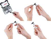 Bosch Accessories Promoline 2607017322 Bitset 26-delig Plat, Kruiskop Phillips, Kruiskop Pozidriv, Inbus, Binnen-zesrond (TX) Incl. ratel - thumbnail