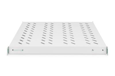 Digitus DN-97646 19 inch Apparaatbodem voor patchkast 1 HE Variabele bevestigingsrails Geschikt voor kastdiepte: 800 mm Grijs-wit (RAL 7035)