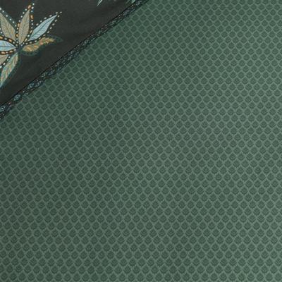 Pip Studio Pip Studio Thousand Leaves hoeslaken Groen 140x200 cm Hoekhoogte 25 cm