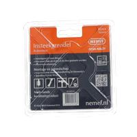 Nemef 2600/4-50 Blist. Insteekgrendel, Dm50Mm, Voorplaat F1 Geeloxeerd 55 X - 9260004530 - 9260004530 - thumbnail