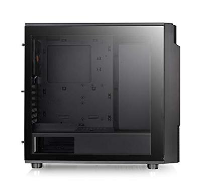 Thermaltake Commander C31 TG Midi-tower PC-behuizing, Gaming-behuizing Zwart 2 voorgeïnstalleerde LED-ventilators, 1 voorgeïnstalleerde ventilator, Zijvenster,