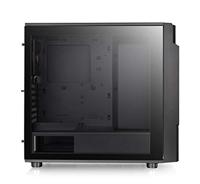 Thermaltake Commander C31 TG Midi-tower PC-behuizing, Gaming-behuizing Zwart 2 voorgeïnstalleerde LED-ventilators, 1 voorgeïnstalleerde ventilator, Zijvenster, - thumbnail