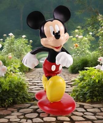 Disney Tuinbeeld 3d Mickey wandelend 20cm - thumbnail
