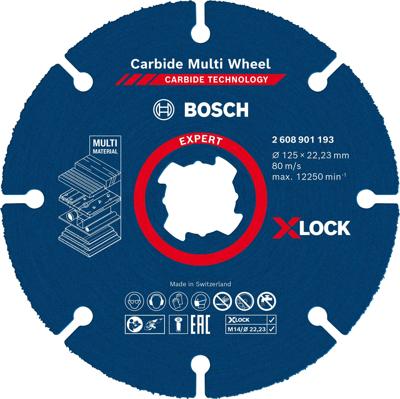 Schijf Een schedelcarbide Multi Wheel 125 mm - Bosch Expert - Schijf Een schedelcarbide Multi Wheel 125 mm - Bosch Expert -