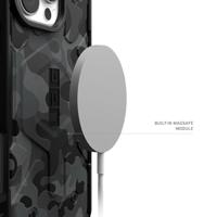 Urban Armor Gear Pathfinder SE MagSafe Case Backcover Apple iPhone 16 Pro Camouflage, Midnight, Camouflage grijs MagSafe compatible - thumbnail