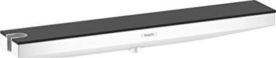 Muuraansluiting HansGrohe Rainfinity Porter 500 Met Douchehouder Links En Planchet Mat Wit - thumbnail