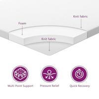 Boxspring met matras kunstleer zwart 160x200 cm - thumbnail