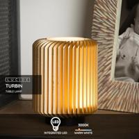 Lucide TURBIN - Tafellamp - Ø 10,6 cm - LED - 1x5W 3000K - Mat Goud / Messing - thumbnail
