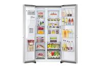 LG GSJV90BSAE amerikaanse koelkast Vrijstaand 635 l E Roestvrijstaal - thumbnail