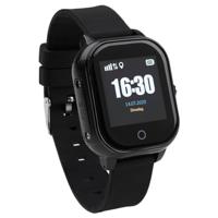 LifeWatcher Senior 2G - Zwart Alarmeringshorloge/Alarmhorloge/Senioren Horloge met Alarmknop - Alarm Polsband Armband met klittenband - Met GPS tracker en WiFi - Alarm met Belfunctie en App - thumbnail