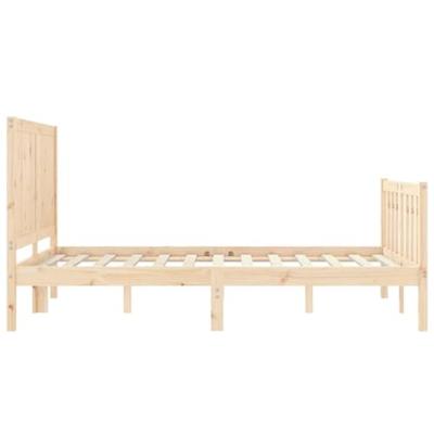 Bedframe zonder matras massief grenenhout 140x200 cm