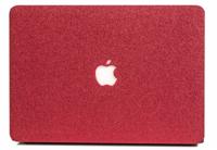 Lunso MacBook Air 13 inch (2018-2019) cover hoes - case - Glitter rood - thumbnail